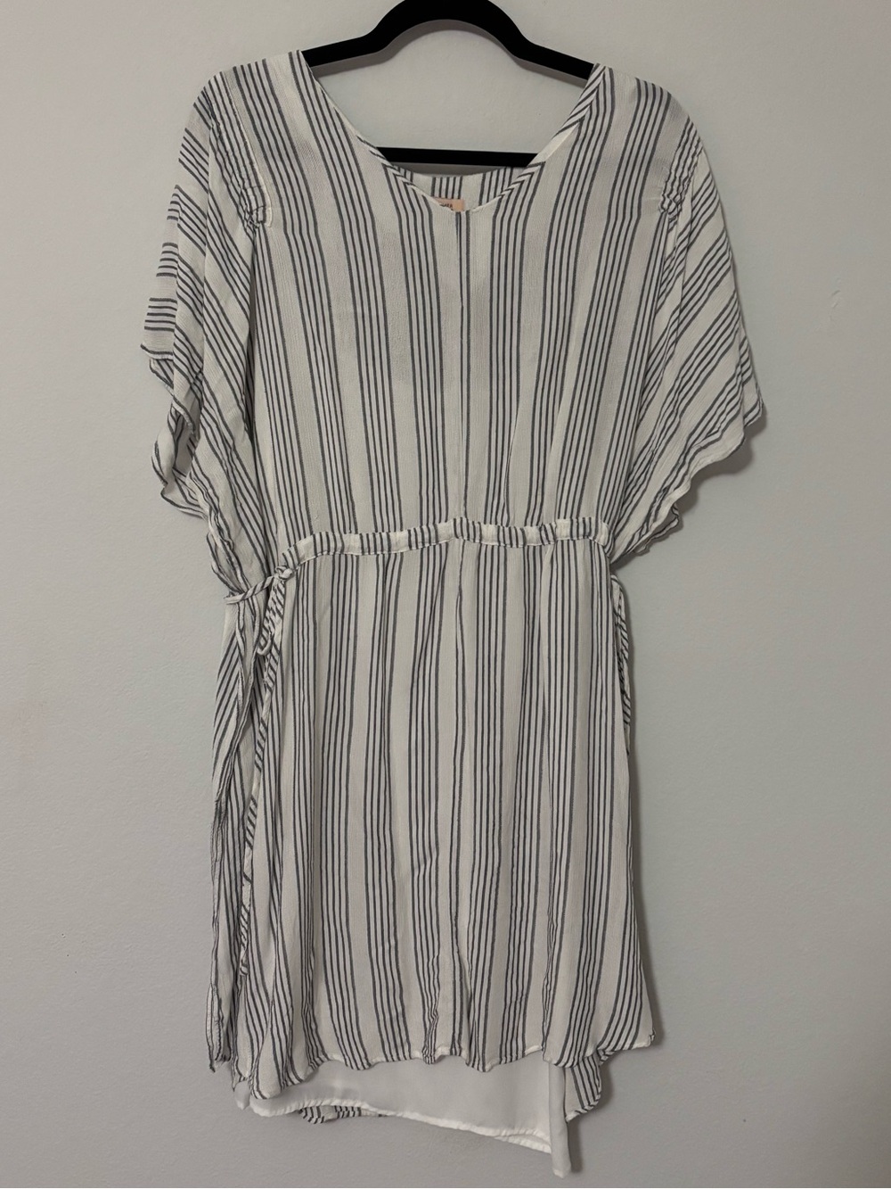 Gibson Latimer Striped Kimono Sleeve Dress M